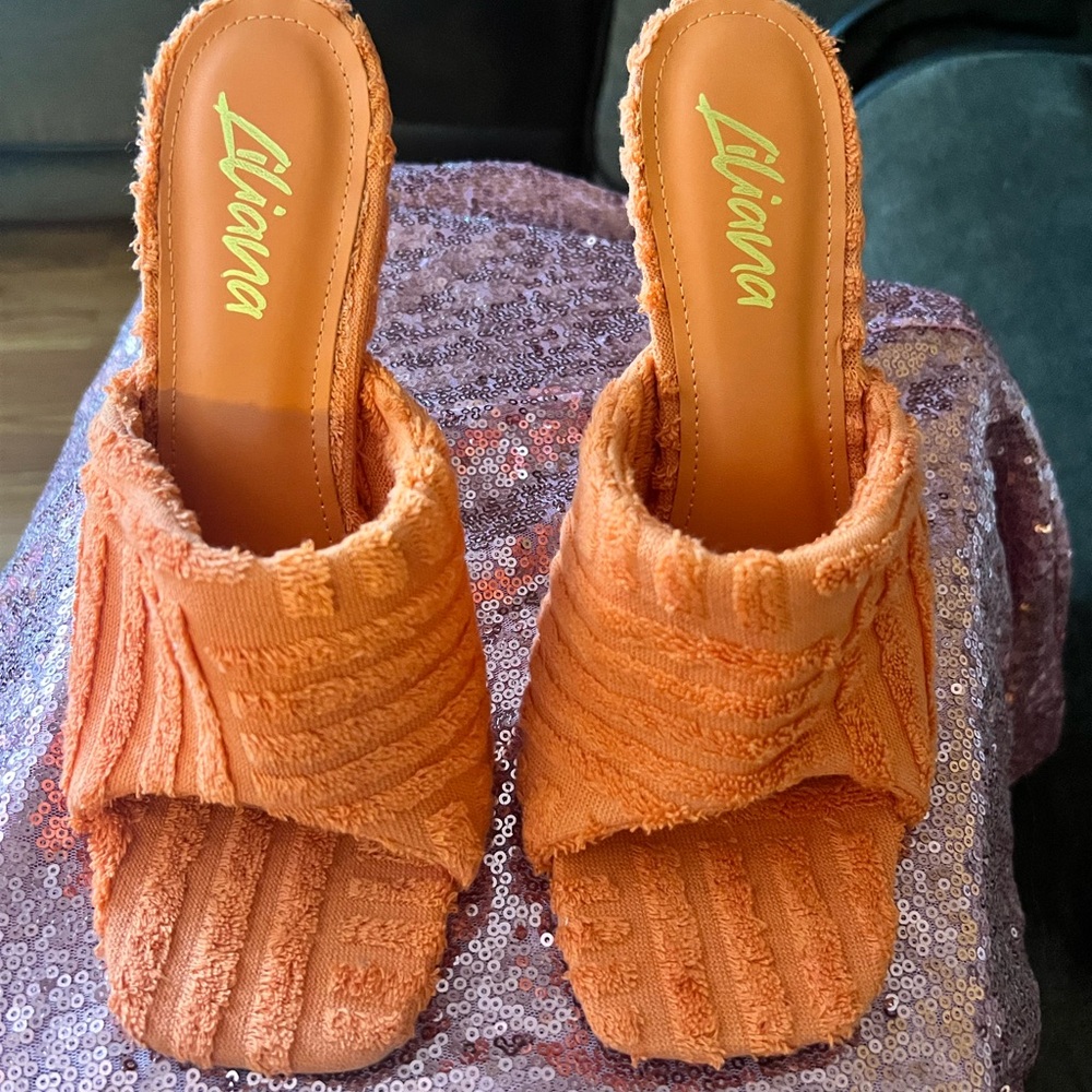 Orange sandal
